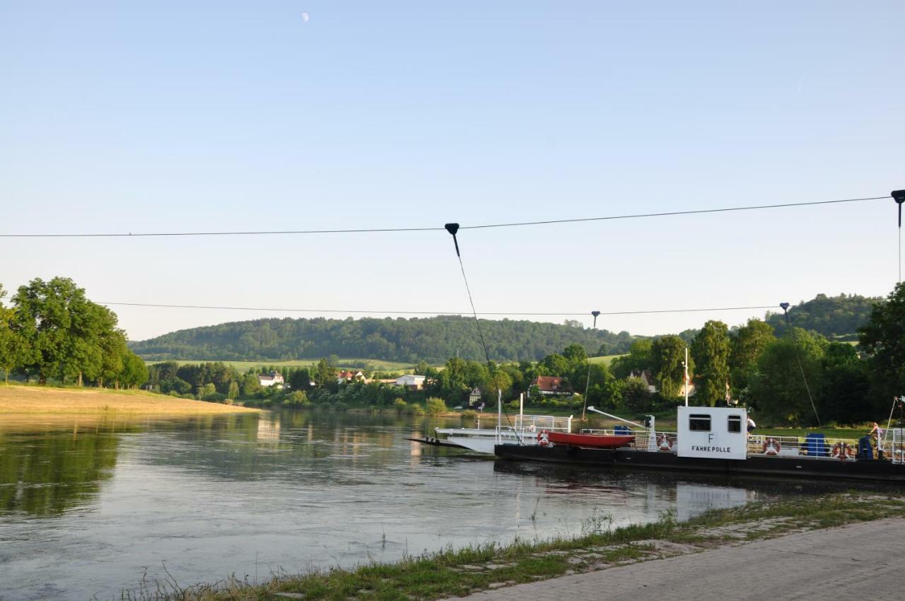 Ferienwohnung Kehmeier Polle Exteriér fotografie